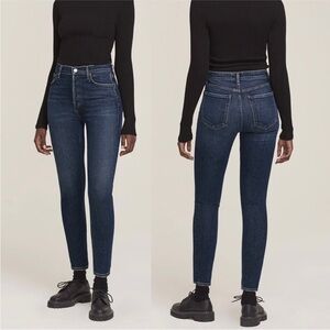 Agolde Dark Blue Skinny Jeans